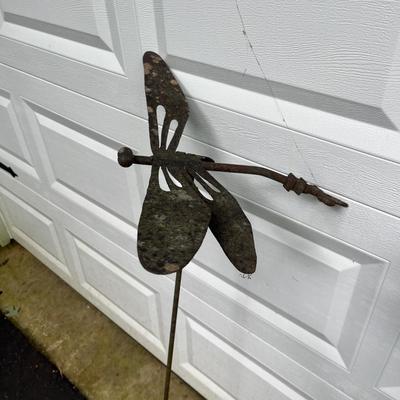 Copper Rain Chain & Hummingbird & More Yard Art (FY-MG)