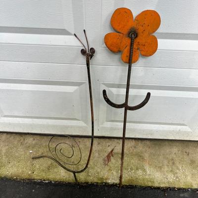 Copper Rain Chain & Hummingbird & More Yard Art (FY-MG)