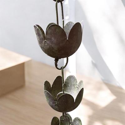 Copper Rain Chain & Hummingbird & More Yard Art (FY-MG)