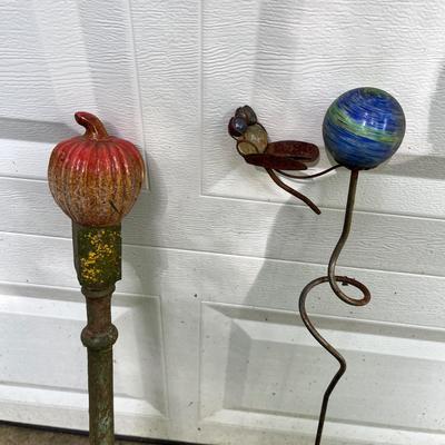Copper Rain Chain & Hummingbird & More Yard Art (FY-MG)