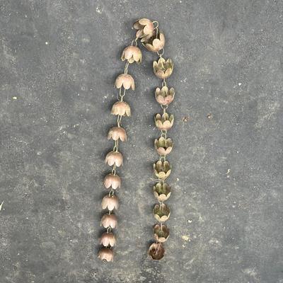 Copper Rain Chain & Hummingbird & More Yard Art (FY-MG)