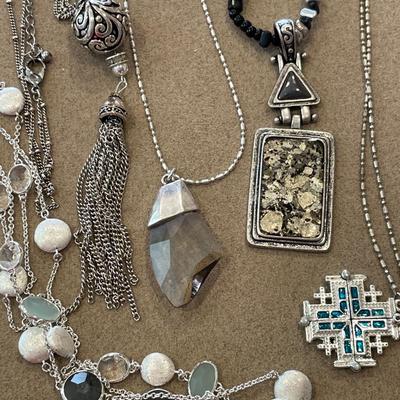 Silvertone jewelry