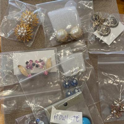 Coro and Emmons clip ons including 11 more pairs of clippers