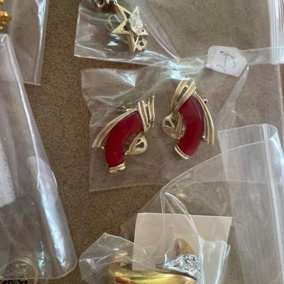 Coro and Emmons clip ons including 11 more pairs of clippers