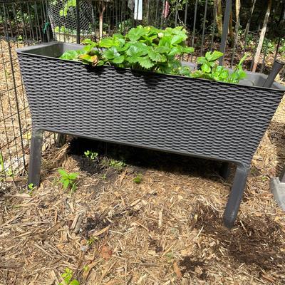Two Large Basket Style Planters (BY-MG)