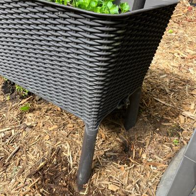 Two Large Basket Style Planters (BY-MG)