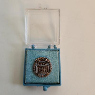 Sale Photo Thumbnail #492: This auction lot is for a L&N Railroad Service Pin.  This pin has no markings.  Nice find for the collector.