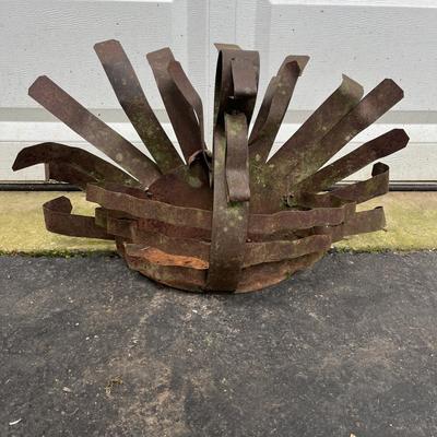 Metal Hanging Turkey Planter & Metal Tree of Life (BY-MG)