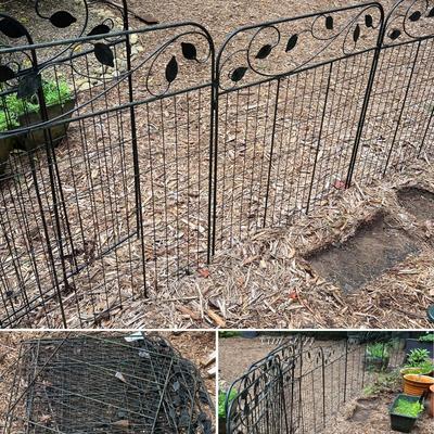 4ft Fence Panels with Leaf Design (BY-RG)
