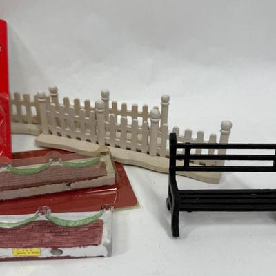 Miniature Landscape Accessories for Christmas Village Displays
