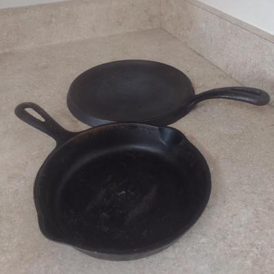 Pair of Cast Iron Skillets