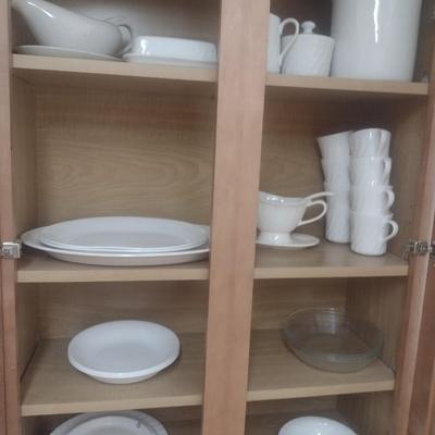 Contents of Kitchen Cabinets as Shown (See all Pictures)