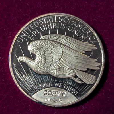 U.S. Mint 1933 Gold Double Eagle Proof MK1316 24Kt Gold Clad Base Weight 1oz w/COA (4)