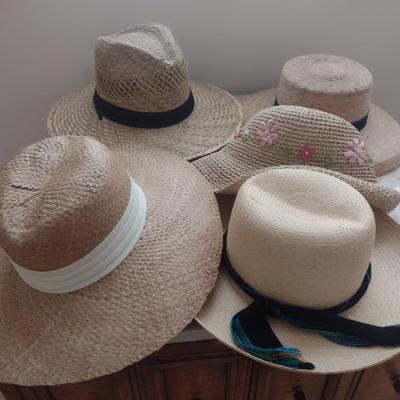 Nice Collection of Women's Straw Hats (See all Pictures)