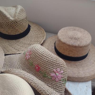 Nice Collection of Women's Straw Hats (See all Pictures)