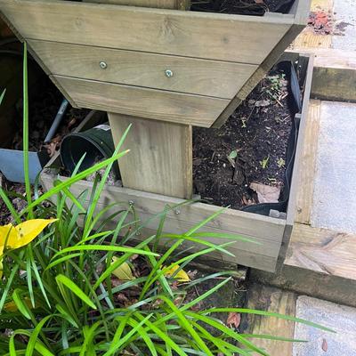 Tiered Wooden Plant Stand (BY-MG)