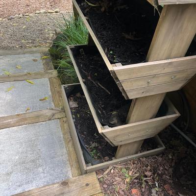 Tiered Wooden Plant Stand (BY-MG)