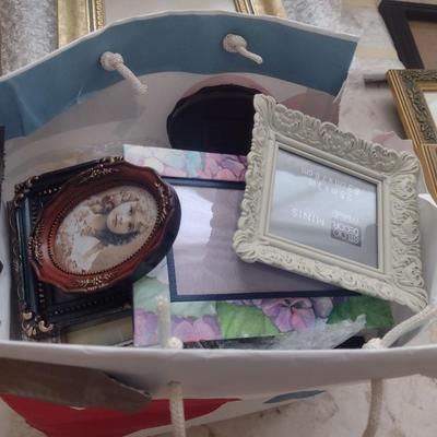 Nice Assortment of Picture Frames Some New Various Sizes and Shapes