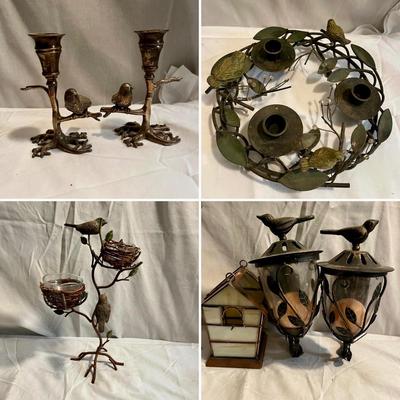 Bird Themed Candle Holders (C-MG)