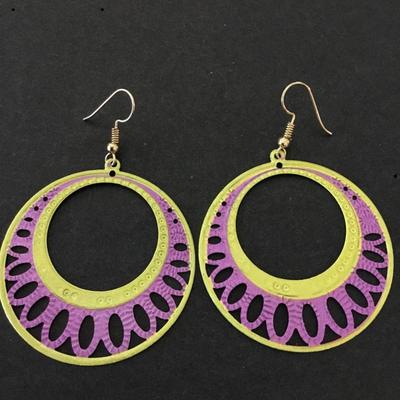 Cute highlighter fashion earrings