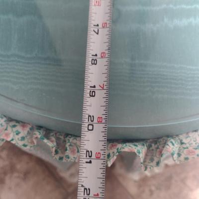 Wooden Accent Table with Glass Top