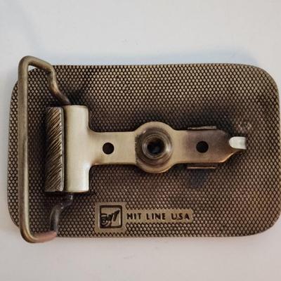Sale Photo Thumbnail #579: This auction lot is for a Vintage Riverway Belt Buckle.  Riverway is a harbor service out of New Orleans.  This is a nice, made in the USA, vintage belt buckle.