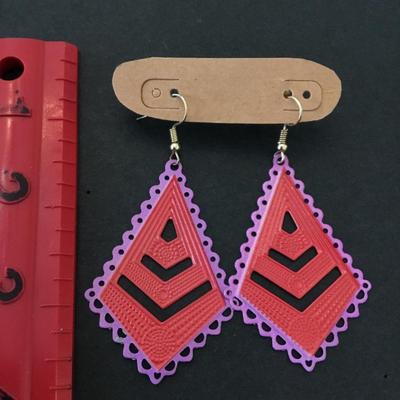 Cute fashion statement earrings