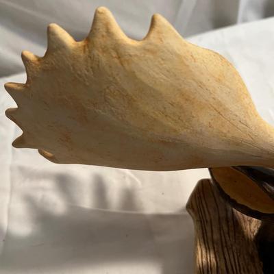 Signed Pottery - Gnome House, Moose & Leaf Dishes (LR-RG)