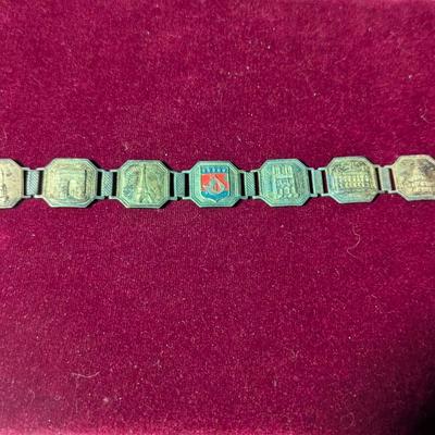 Souvenir Paris France Charm Bracelet