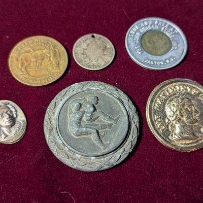 Vintage Tokens & Memorabilia WW2 Winter Sports German Berchtesgaden Meta Green River Token Circulated (10)