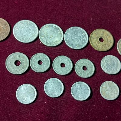 Fourteen Ancient Japanese Coins (9)