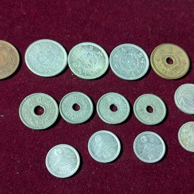 Fourteen Ancient Japanese Coins (9)