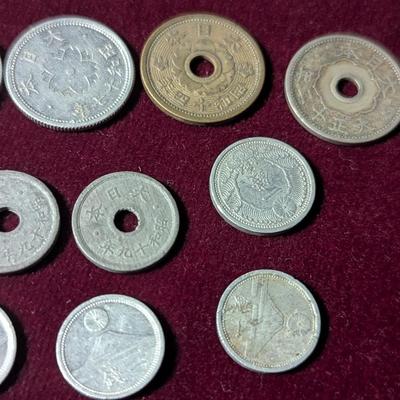 Fourteen Ancient Japanese Coins (9)