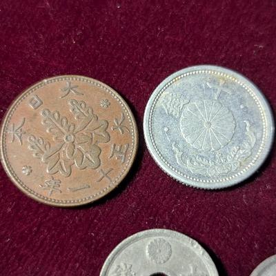 Fourteen Ancient Japanese Coins (9)