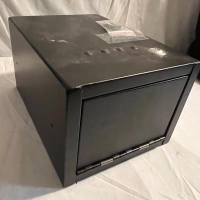 Two Metal Lock Boxes (LR-RG)