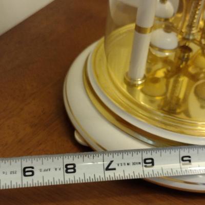 Master 40 Day Anniversary Mantle Clock with Glass Dome