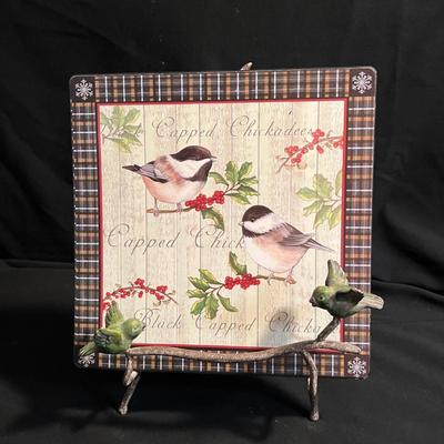 Red Cardinals & Chickadees Home Decor (LR-RG)