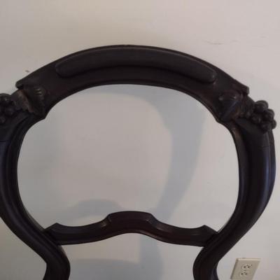 Wood Framed Chair with Upholstered Seat