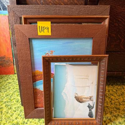 Sale Photo Thumbnail #27: Several different framed paintings