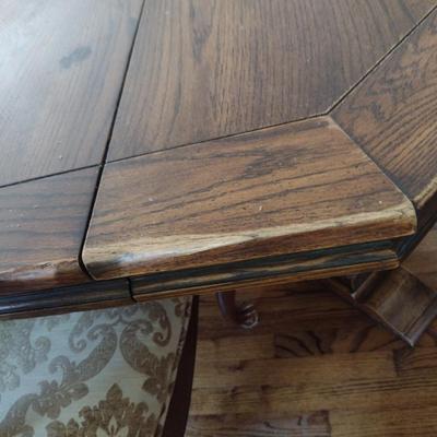 Wooden Dining Table with Four Chairs