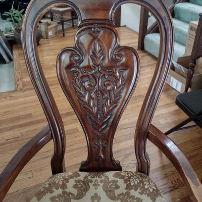 Wooden Dining Table with Four Chairs