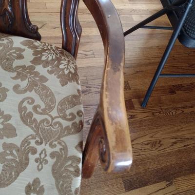 Wooden Dining Table with Four Chairs