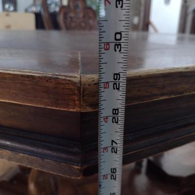 Wooden Dining Table with Four Chairs