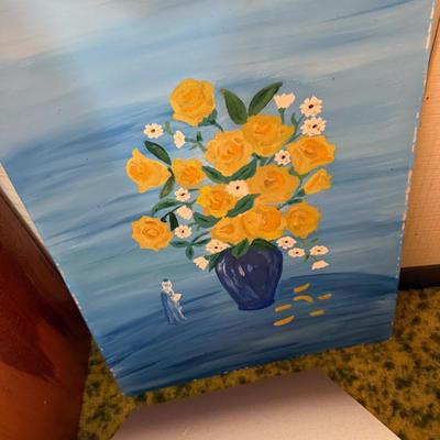 Sale Photo Thumbnail #38: Large lot of paintings, unframed