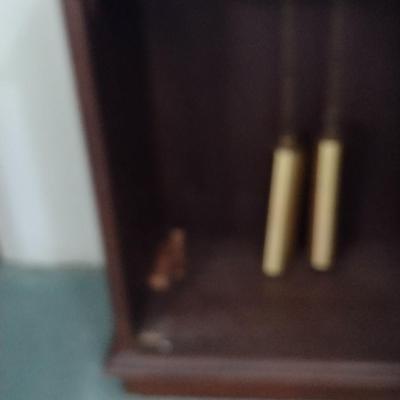 Vintage West German Wood Case Grandfather Clock- Approx 80 3/4" Tall