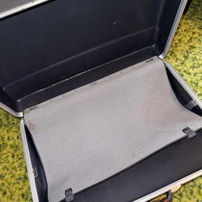 Sale Photo Thumbnail #95: Two hardside suitcases. See photos for details