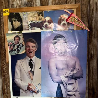 Sale Photo Thumbnail #111: Posters, pennant, pictures, corkboard