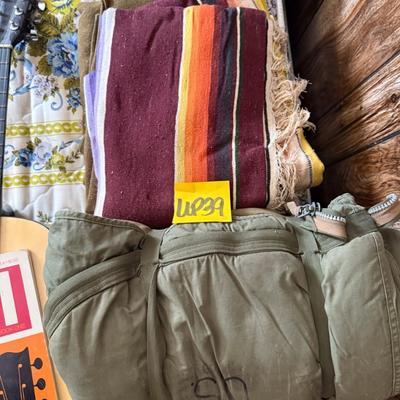 Sale Photo Thumbnail #122: Blankets, military issued sleeping bag