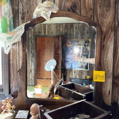 Sale Photo Thumbnail #157: See photos for details. Does NOT include contents on top of dresser
68" tall, 40" wide, 19" deep