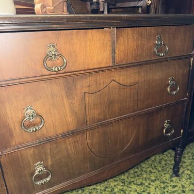 Sale Photo Thumbnail #154: See photos for details. Does NOT include contents on top of dresser
68" tall, 40" wide, 19" deep